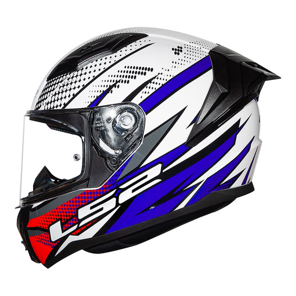 CAPACETE LS2 FF810 VIGO FLIGHT WHT/BLUE/RED
