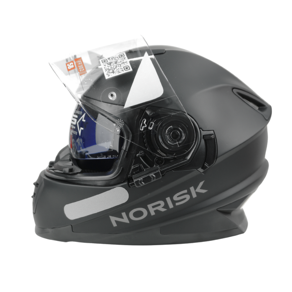 CAPACETE NORISK FF302 MONOCOLOR MATTE BLACK