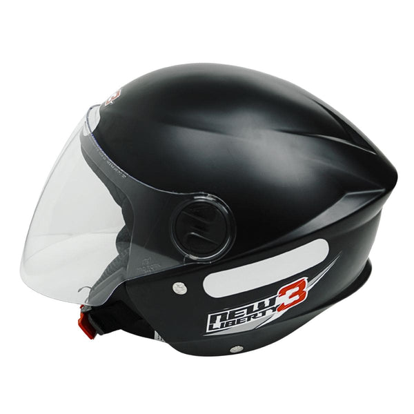 CAPACETE NEW LIBERTY 3 - PRETO BRILHO - 56 A 60