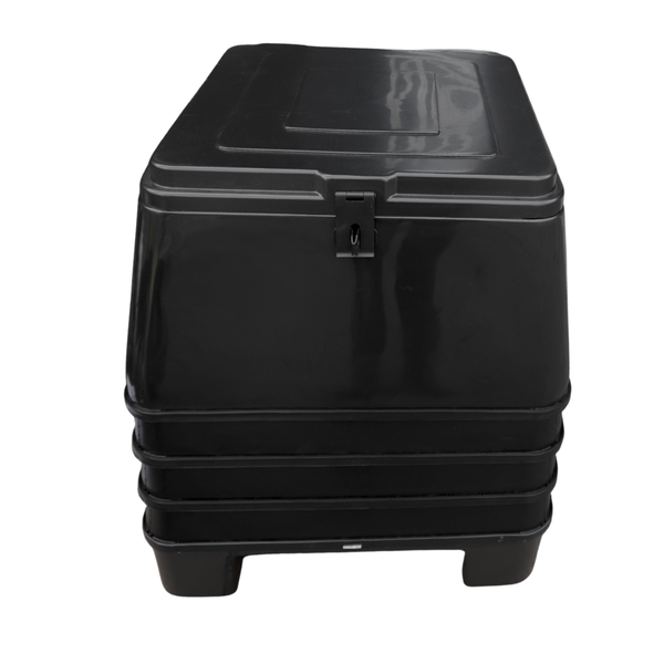 BAU PLASTICO 144L PRETO- OMEGA NAKABOX