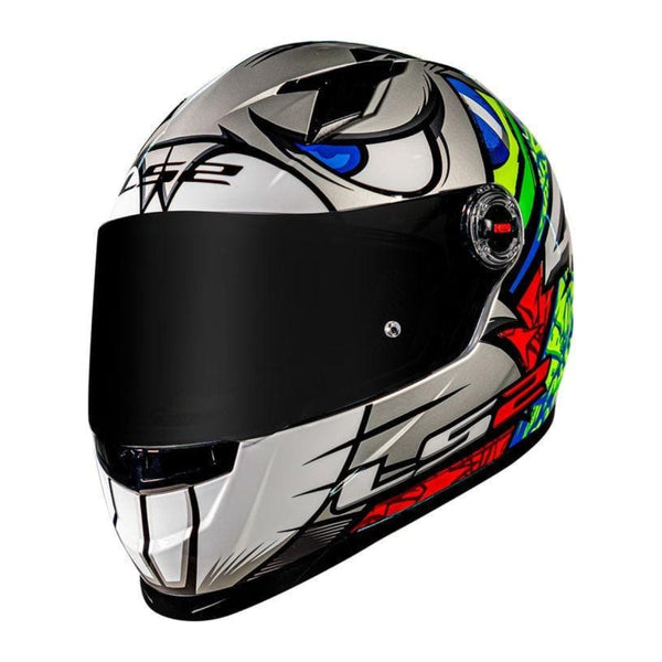 CAPACETE FECHADO LS2 FF358 ALEX BARROS REPLICA SILVER (56/58/60/62)