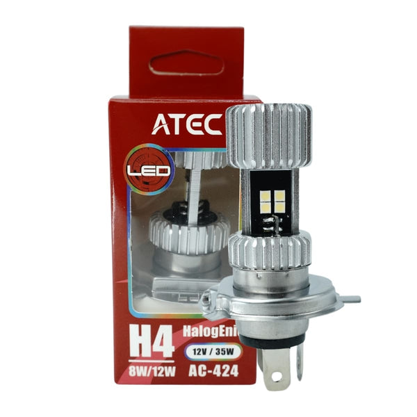 Lâmpada de LED H4 com Pisca Integrado para Moto até 300cc – Modelo AC-424