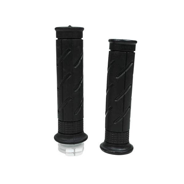 MANOPLA- TITAN 2000-04/CG 150 04-08/POP 07-18 PRETA C/ ROLDANA DO ACEL.  WM8030