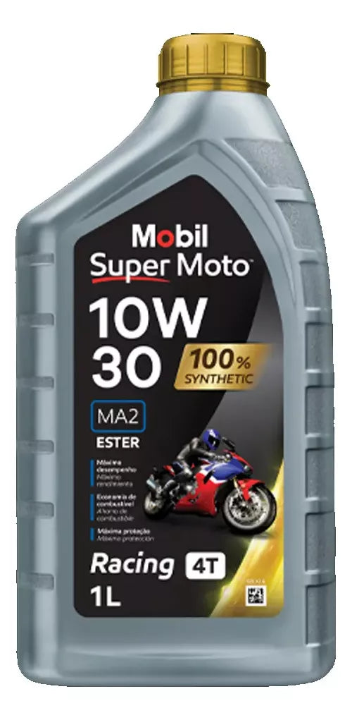 ÓLEO MOBIL 10W30 4T 100% SINTÉTICO
