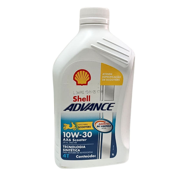 ÓLEO SHELL ADVANCE 10W30 4T AX6 SCOOTER