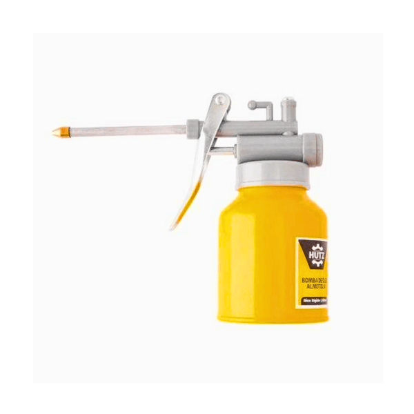 Almotolia Metal 250ml Bomba Óleo Bico Rígido Profissional