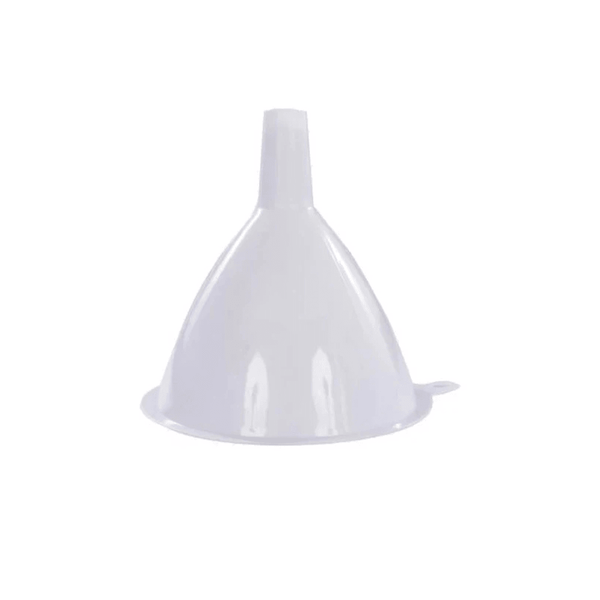 Funil De Plástico Médio Branco Colors 10cm - 2177