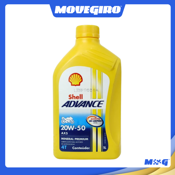 ÓLEO SHELL ADVANCE 20W50 4T AX5