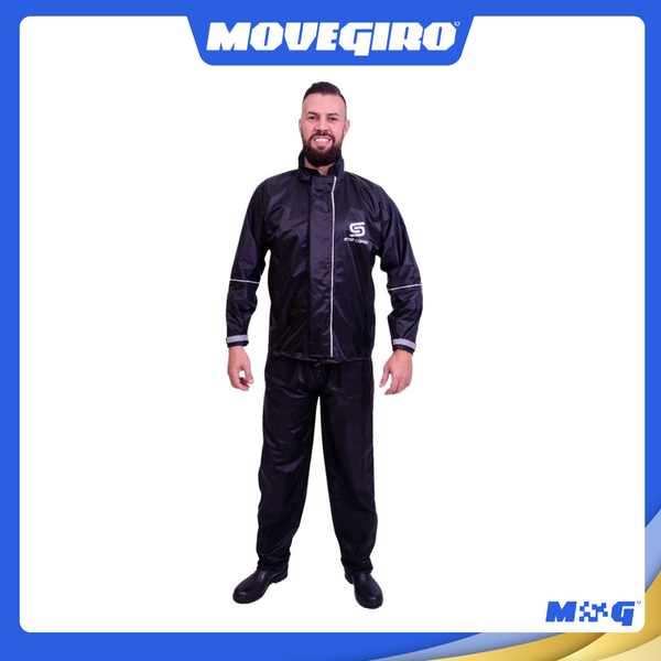 Capa De Chuva Motoqueiro Nylon Luxo Tam. M ao GG