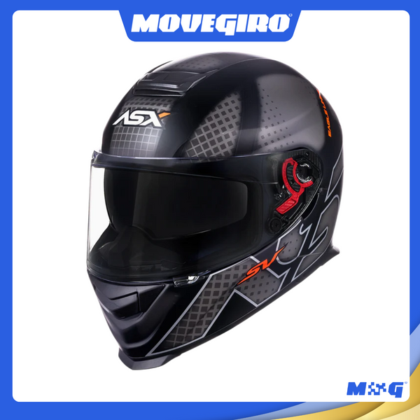 CAPACETE ASX EAGLE SV LINES FOSCO PRETO/PRATA/GRAFITE
