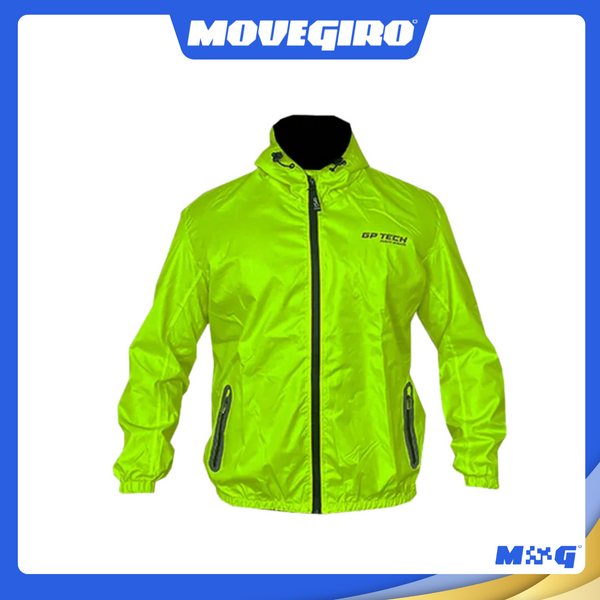 Jaqueta Gp Tech Lux Fluo Casual Resistente À Água - Amarela