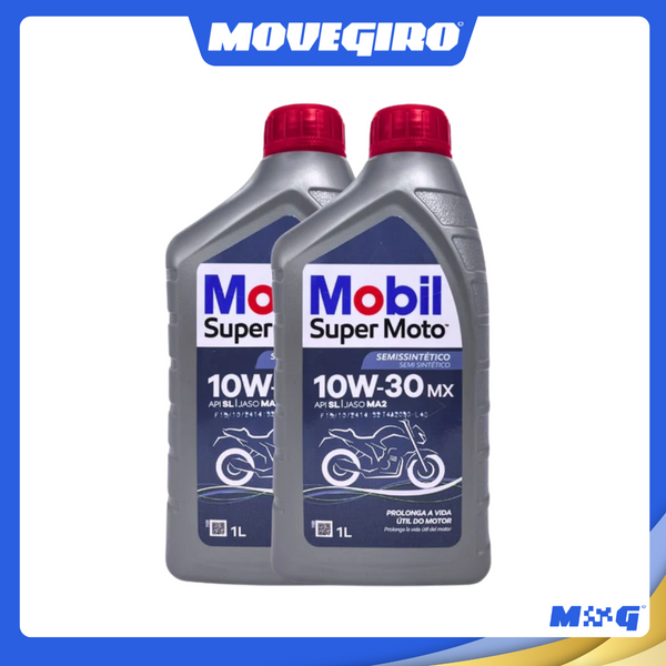 ÓLEO MOBIL 10W30 4T MX SEMISSINTÉTICO (KIT 2 UNIDADES)