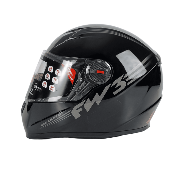 CAPACETE FW3 GTX LIMITED PRETO FOSCO